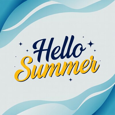 Hello Summer graphic design