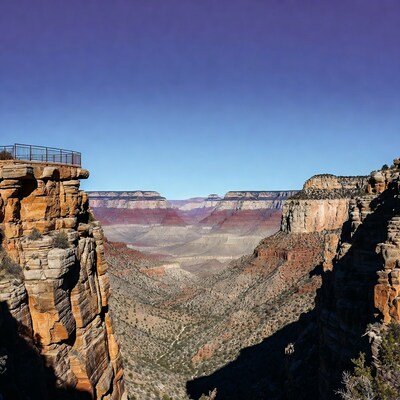 Grand Canyon View from Overlook