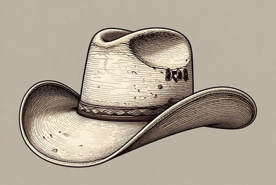 Cowboy hat illustration
