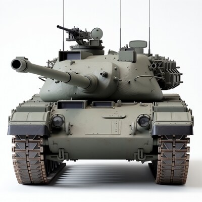 M60 Patton Tank Front View