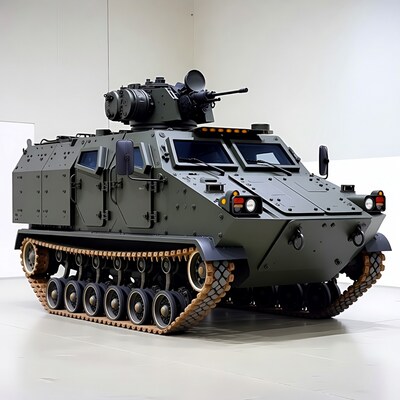Armored Tracked Military Vehicle