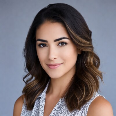 Latina woman smiling headshot