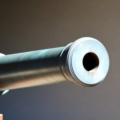 Close-up of cannon barrel
