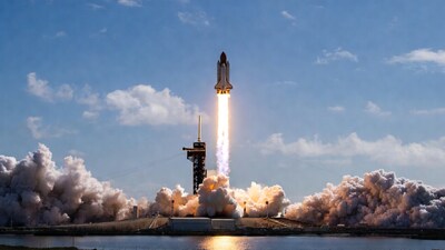 Space Shuttle Launching