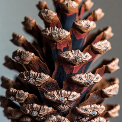 Closeup of pine cone