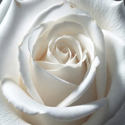 White rose close up