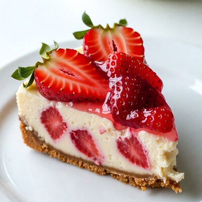 Strawberry Cheesecake Slice