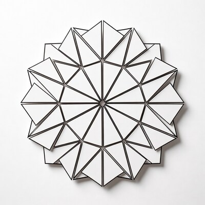 Geometric Paper Sculpture