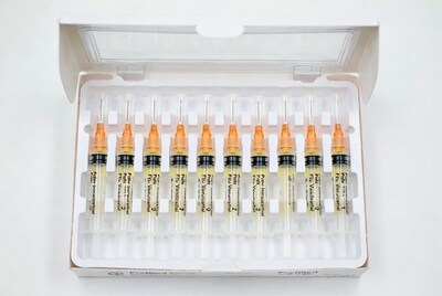 Box of Prefilled Flu Vaccine Syringes