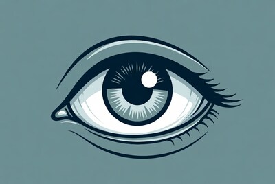Stylized Human Eye Illustration
