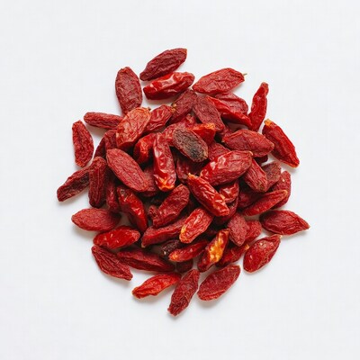 Dried Goji Berries Pile