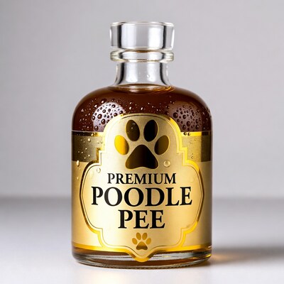 Premium Poodle Pee Bottle