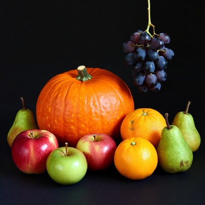 Assorted Fruits with Pumpkin