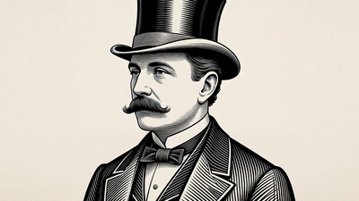 Man in top hat