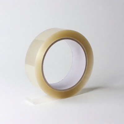 Roll of clear packing tape