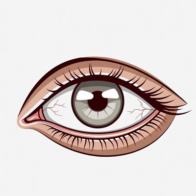 Cartoon Eye Illustration