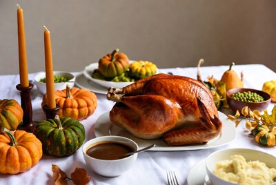 Roasted Turkey with Thanksgiving Sides
