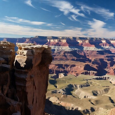 Grand Canyon Rock Formation View