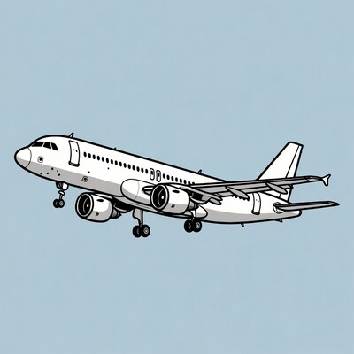 Airplane flying in sky
