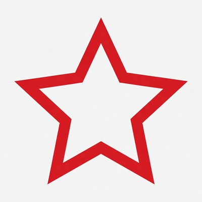 Red Star Outline