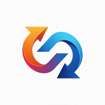 Colorful abstract logo design