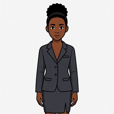African American woman in business suit