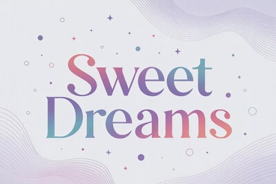 Sweet Dreams Text Design