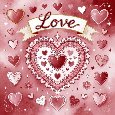 Love Heart Illustration
