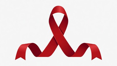 Red awareness ribbon