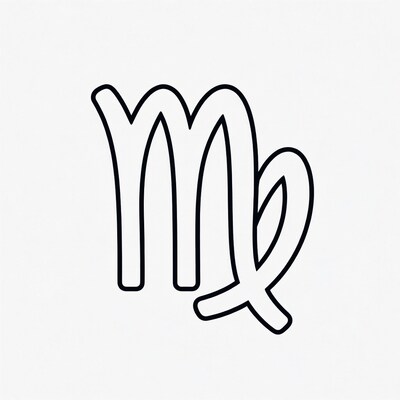 Virgo zodiac symbol