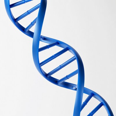 Blue DNA Double Helix