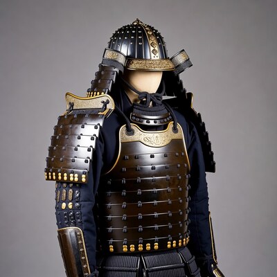 Samurai armor on mannequin