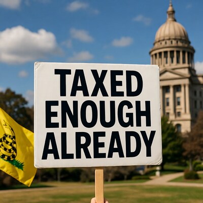 Taxed Enough Already Protest Sign