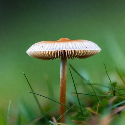 Mushroom with white gills