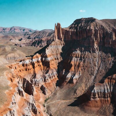 Red rock canyon landscape
