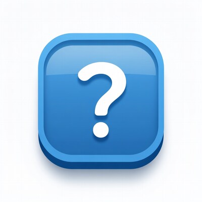 Blue question mark icon