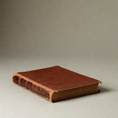 Old leather bound book