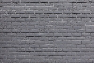 Gray painted brick wall