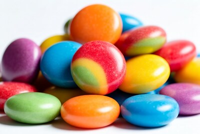 Colorful candies pile