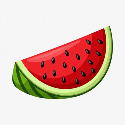 Watermelon slice illustration