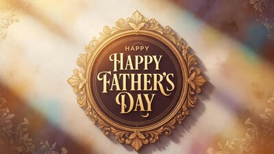 Happy Father's Day Ornate Frame