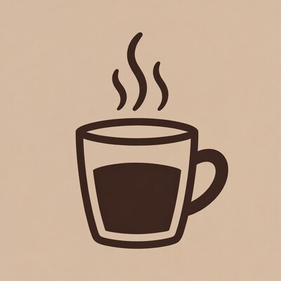 Coffee cup with steam