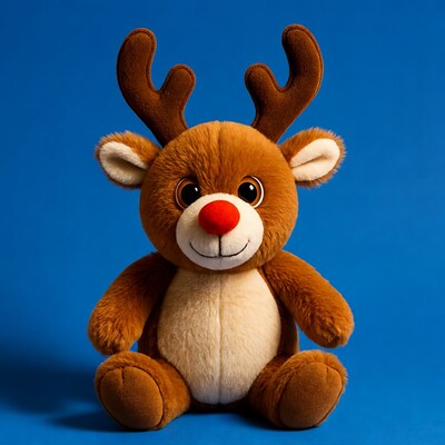 Rudolph plush reindeer toy
