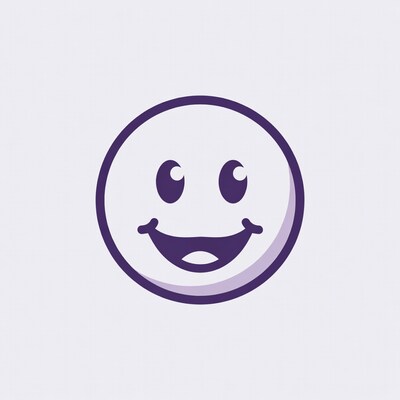 Smiling emoji face icon