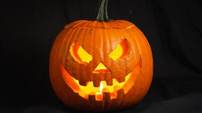 Glowing Jack O Lantern Pumpkin