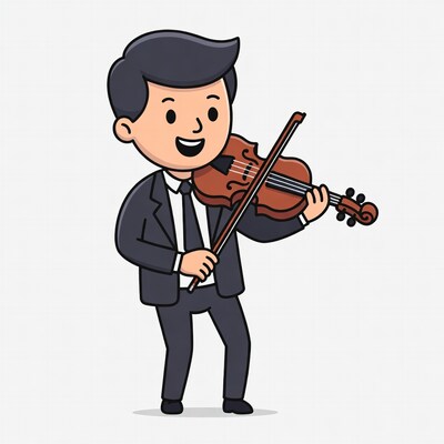 Man playing violin