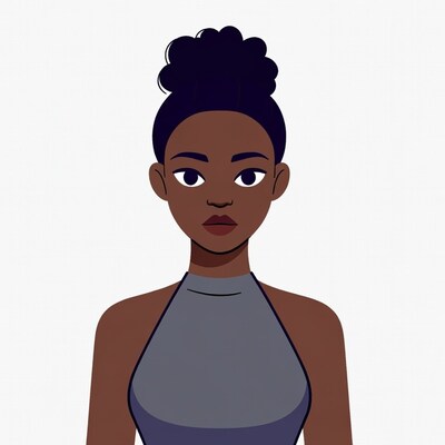 African American woman portrait