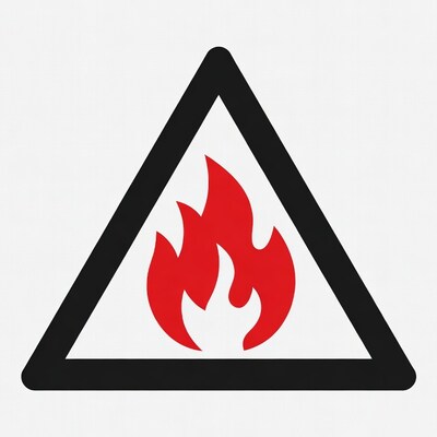 Fire warning sign