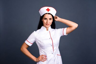 Woman in nurse uniform