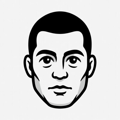 Man face illustration